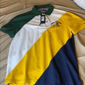 tommy hilfiger collared shirt